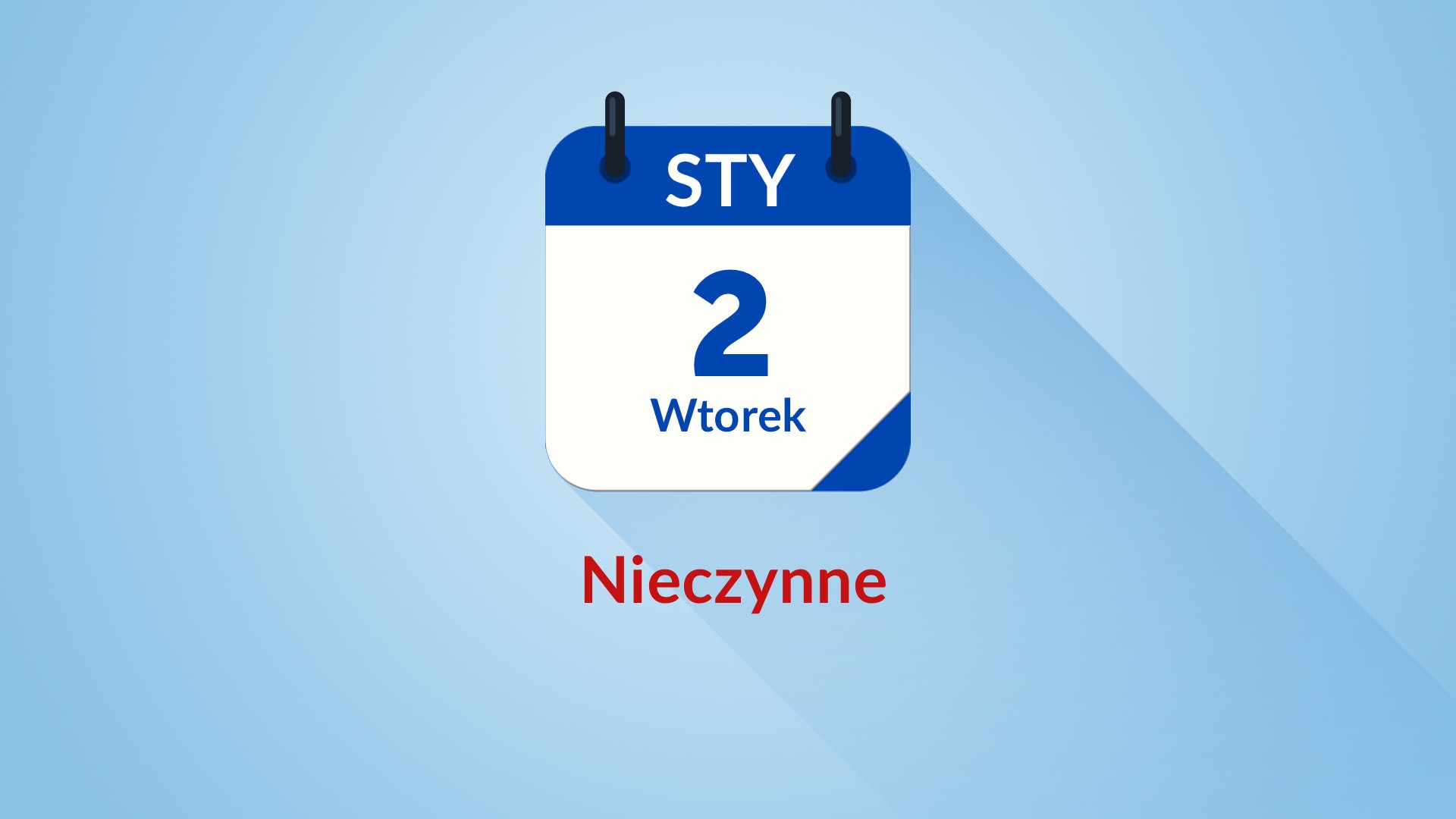 2 stycznia 2023 Biura Sprzedaży będą nieczynne